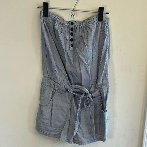 Mossimo Supply Co. Sleeveless Striped Romper